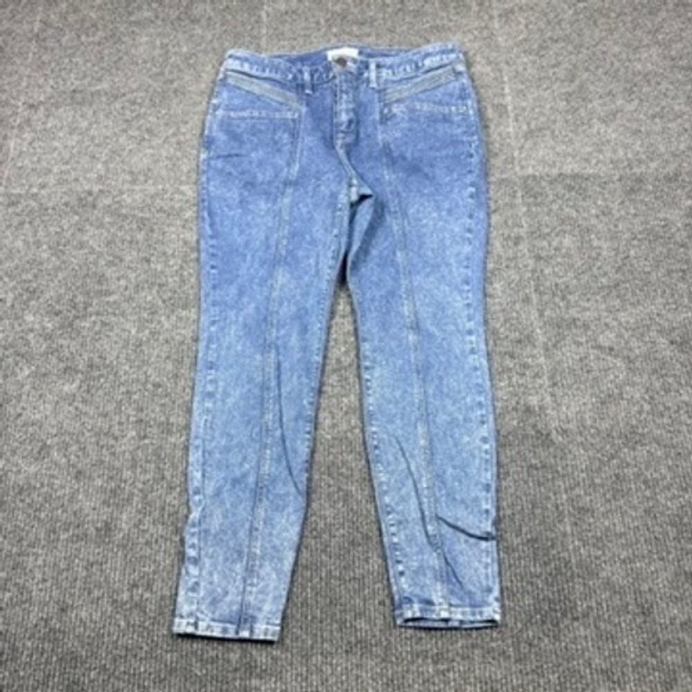 Lane Bryant Signature Fit High Rise Skinny Jeans Size 16 Acid Wash Blue 606488